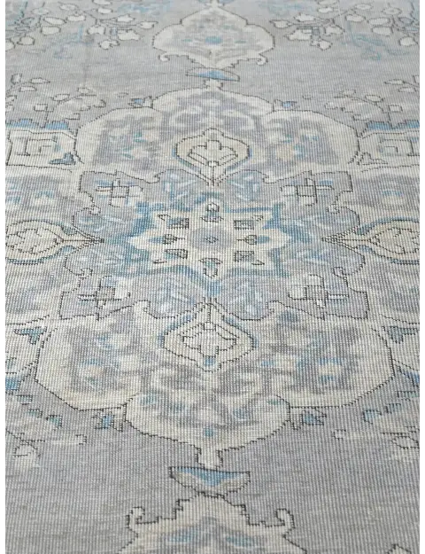 Grau Persien Persischer Vintage Teppich  292 x 198 cm