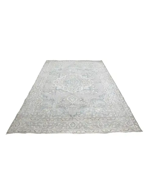 Grau Persien Persischer Vintage Teppich  292 x 198 cm