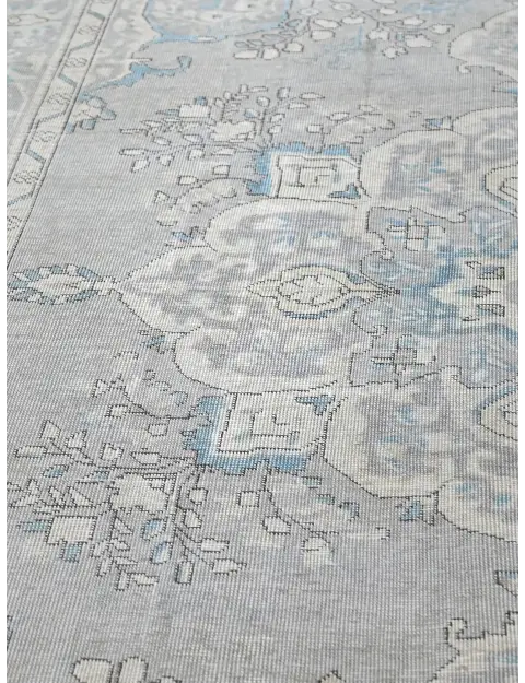 Grau Persien Persischer Vintage Teppich  292 x 198 cm