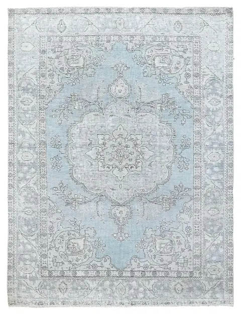Blau Persien Persischer Vintage Teppich  270 x 201 cm