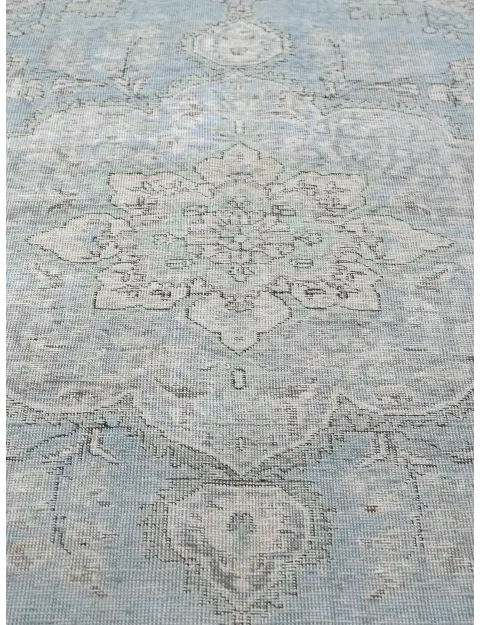 Blau Persien Persischer Vintage Teppich  270 x 201 cm
