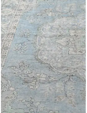 Blå Persien Persisk vintage matta  270 x 201 cm