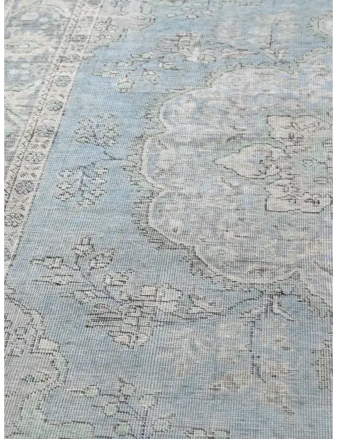 Blau Persien Persischer Vintage Teppich  270 x 201 cm