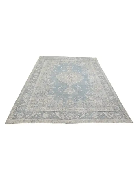 Blau Persien Persischer Vintage Teppich  278 x 201 cm