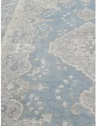 Blau Persien Persischer Vintage Teppich  278 x 201 cm