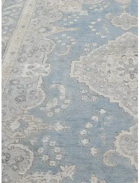 Bleu Persan Tapis Persan vintage  278 x 201 cm