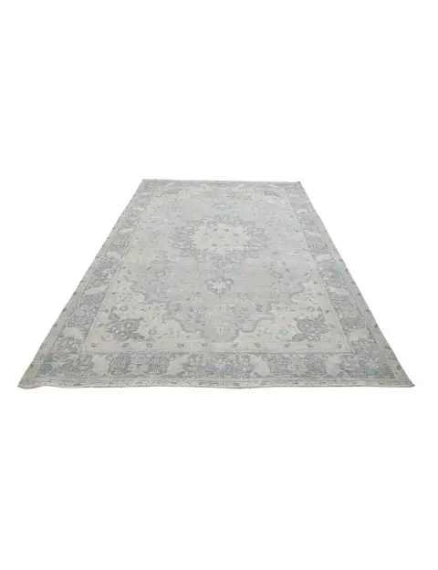 Grau Persien Persischer Vintage Teppich  306 x 203 cm
