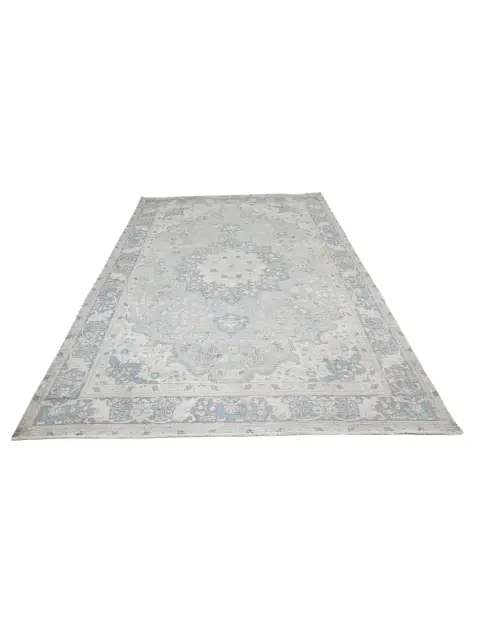 Grau Persien Persischer Vintage Teppich  306 x 203 cm