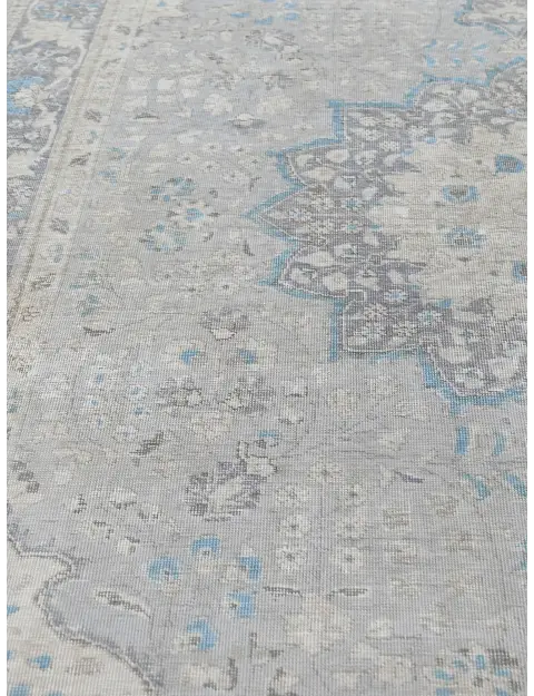 Grau Persien Persischer Vintage Teppich  306 x 203 cm