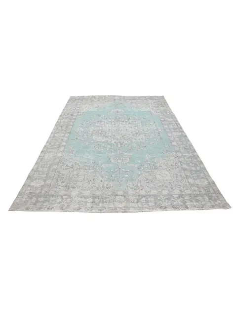 Blau Persien Persischer Vintage Teppich  279 x 198 cm