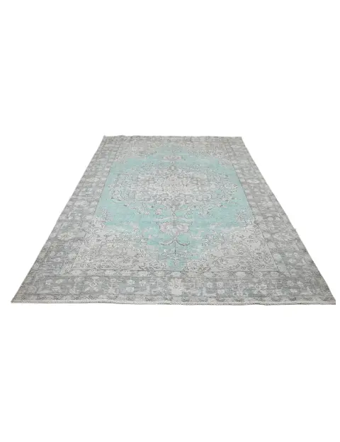 Blau Persien Persischer Vintage Teppich  279 x 198 cm