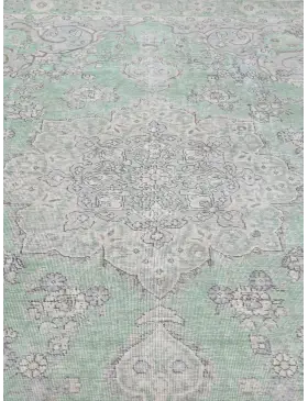 Grün Persien Persischer Vintage Teppich  275 x 201 cm