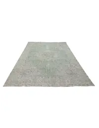 Grün Persien Persischer Vintage Teppich  275 x 201 cm