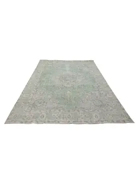 Grün Persien Persischer Vintage Teppich  275 x 201 cm