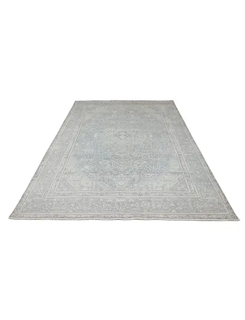 Blau Persien Persischer Vintage Teppich  281 x 197 cm