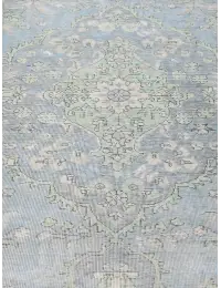 Blau Persien Persischer Vintage Teppich  301 x 200 cm