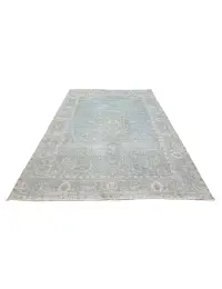 Blau Persien Persischer Vintage Teppich  301 x 200 cm
