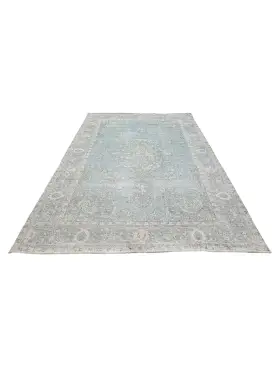 Blau Persien Persischer Vintage Teppich  301 x 200 cm