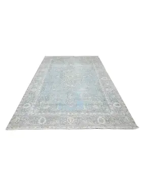 Blau Persien Persischer Vintage Teppich  301 x 200 cm
