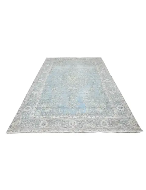 Blau Persien Persischer Vintage Teppich  301 x 200 cm