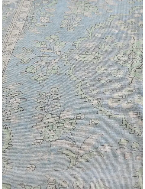 Blau Persien Persischer Vintage Teppich  301 x 200 cm