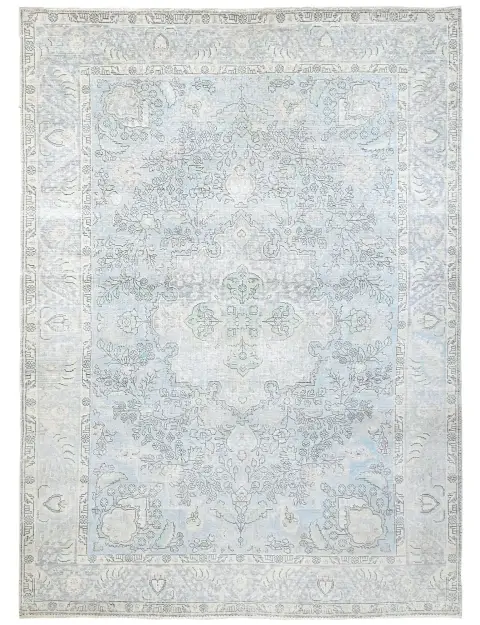 Blau Persien Persischer Vintage Teppich  272 x 199 cm