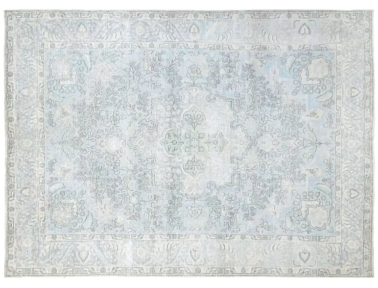 Blau Persien Persischer Vintage Teppich  272 x 199 cm