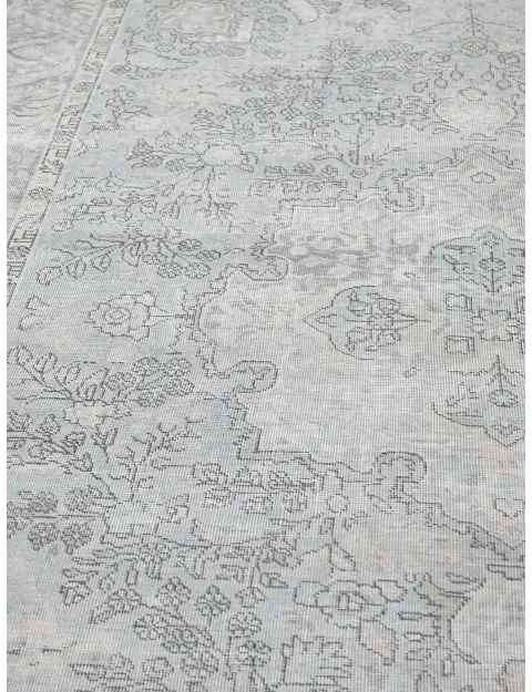 Blau Persien Persischer Vintage Teppich  272 x 199 cm
