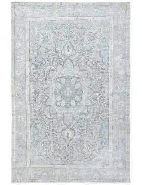 Blau Persien Persischer Vintage Teppich  291 x 191 cm