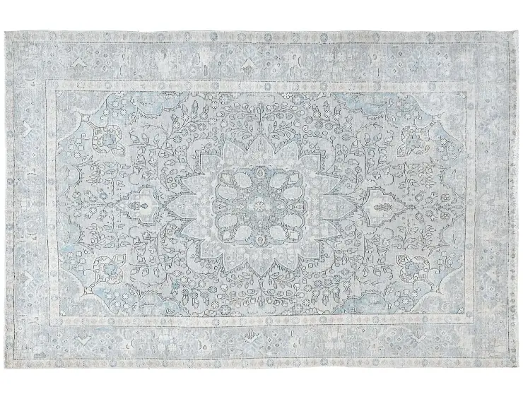 Bleu Persan Tapis Persan vintage  291 x 191 cm