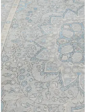 Blau Persien Persischer Vintage Teppich  291 x 191 cm