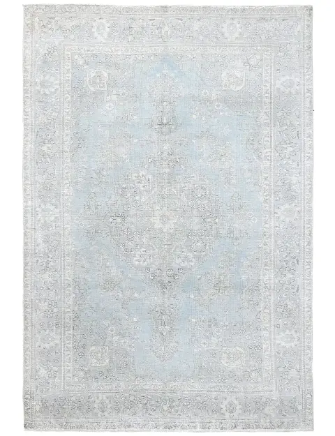 Blau Persien Persischer Vintage Teppich  284 x 196 cm