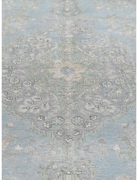 Blau Persien Persischer Vintage Teppich  284 x 196 cm