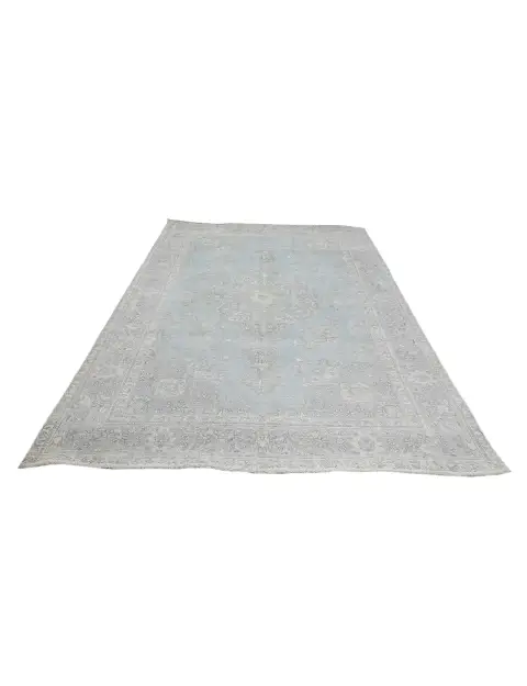 Blau Persien Persischer Vintage Teppich  284 x 196 cm