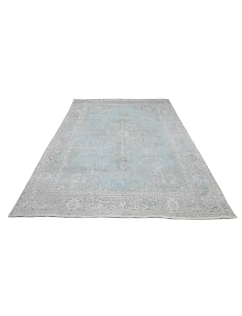 Blau Persien Persischer Vintage Teppich  284 x 196 cm