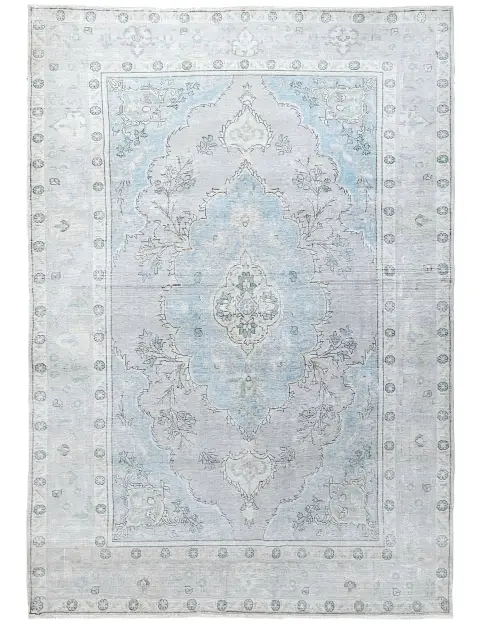 Blau Persien Persischer Vintage Teppich  288 x 195 cm