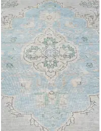 Blau Persien Persischer Vintage Teppich  288 x 195 cm
