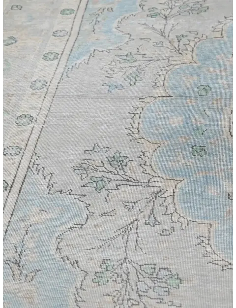 Blau Persien Persischer Vintage Teppich  288 x 195 cm