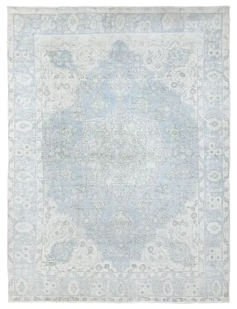 Blau Persien Persischer Vintage Teppich  269 x 201 cm