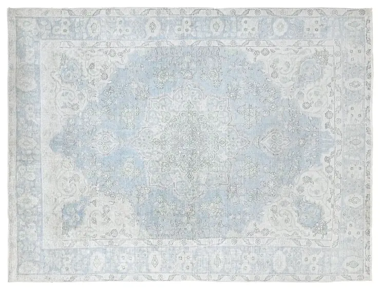 Blau Persien Persischer Vintage Teppich  269 x 201 cm