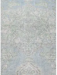 Blau Persien Persischer Vintage Teppich  269 x 201 cm