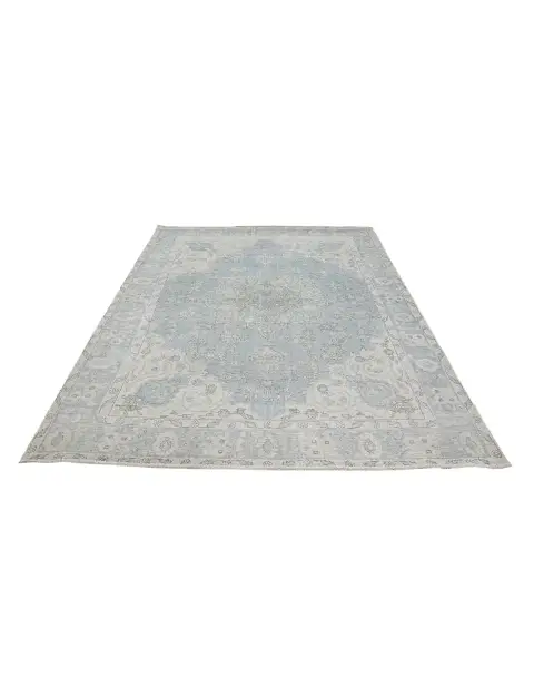 Blau Persien Persischer Vintage Teppich  269 x 201 cm