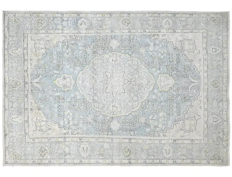 Blu Persiano Tappeto vintage persiano  286 x 196 cm
