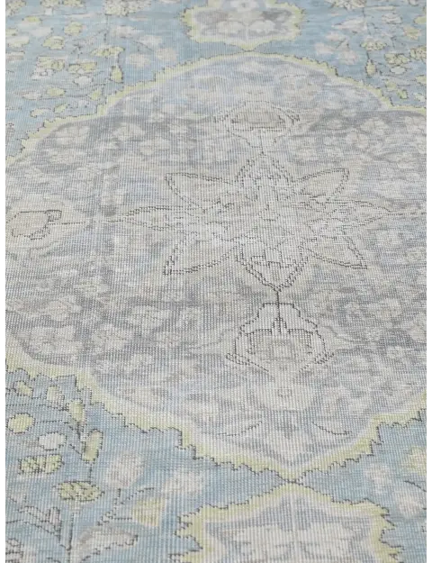 Blau Persien Persischer Vintage Teppich  286 x 196 cm