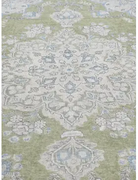 Grønn Persia Persisk vintage teppe  275 x 199 cm