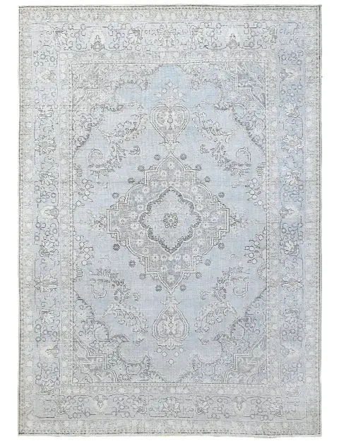 Blau Persien Persischer Vintage Teppich  284 x 197 cm