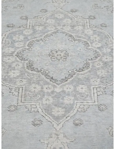Blau Persien Persischer Vintage Teppich  284 x 197 cm