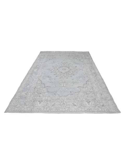 Blau Persien Persischer Vintage Teppich  284 x 197 cm