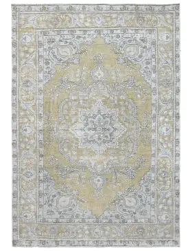 Beige Persien Persischer Vintage Teppich  276 x 192 cm