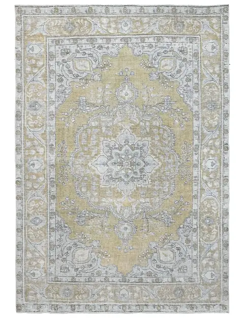 Beige Persien Persischer Vintage Teppich  276 x 192 cm